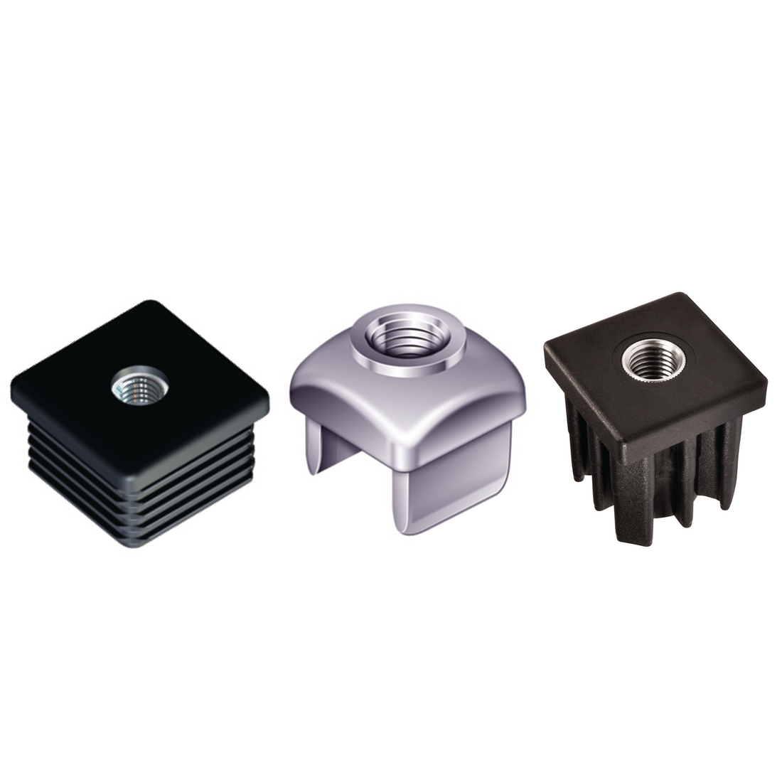 Buy Square Threaded Inserts & Glides Metal Essentra Components AU