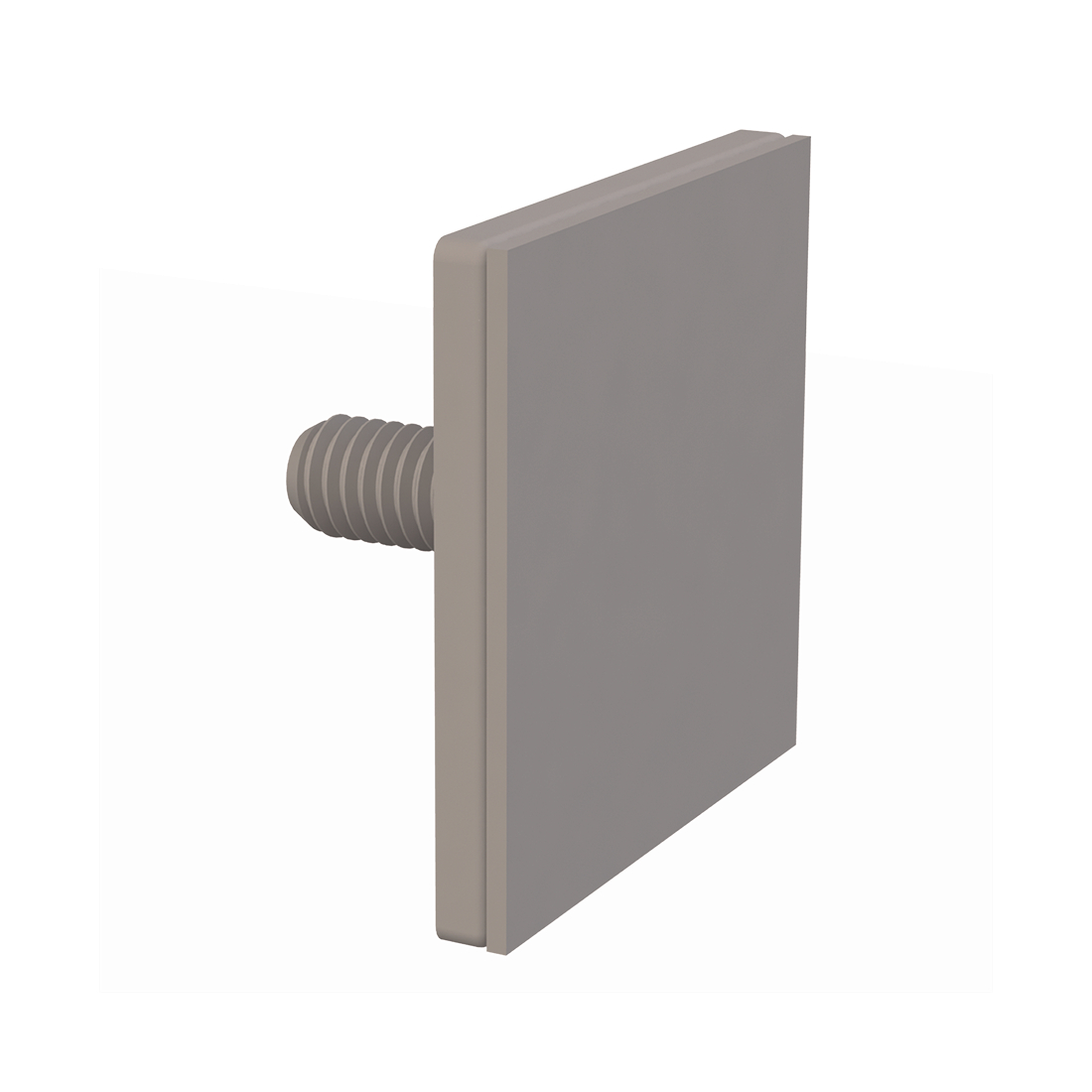 Threaded Studs - Adhesive Square Base