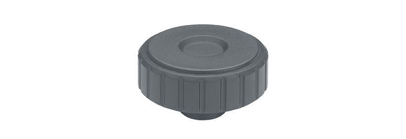 Fluted grip knobs
