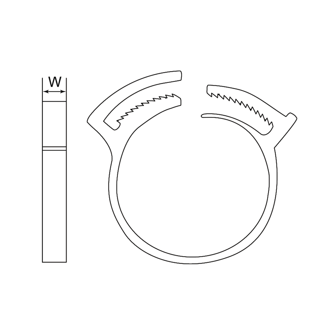 Buy Hose Clamp 22DGHC0AA Essentra Components