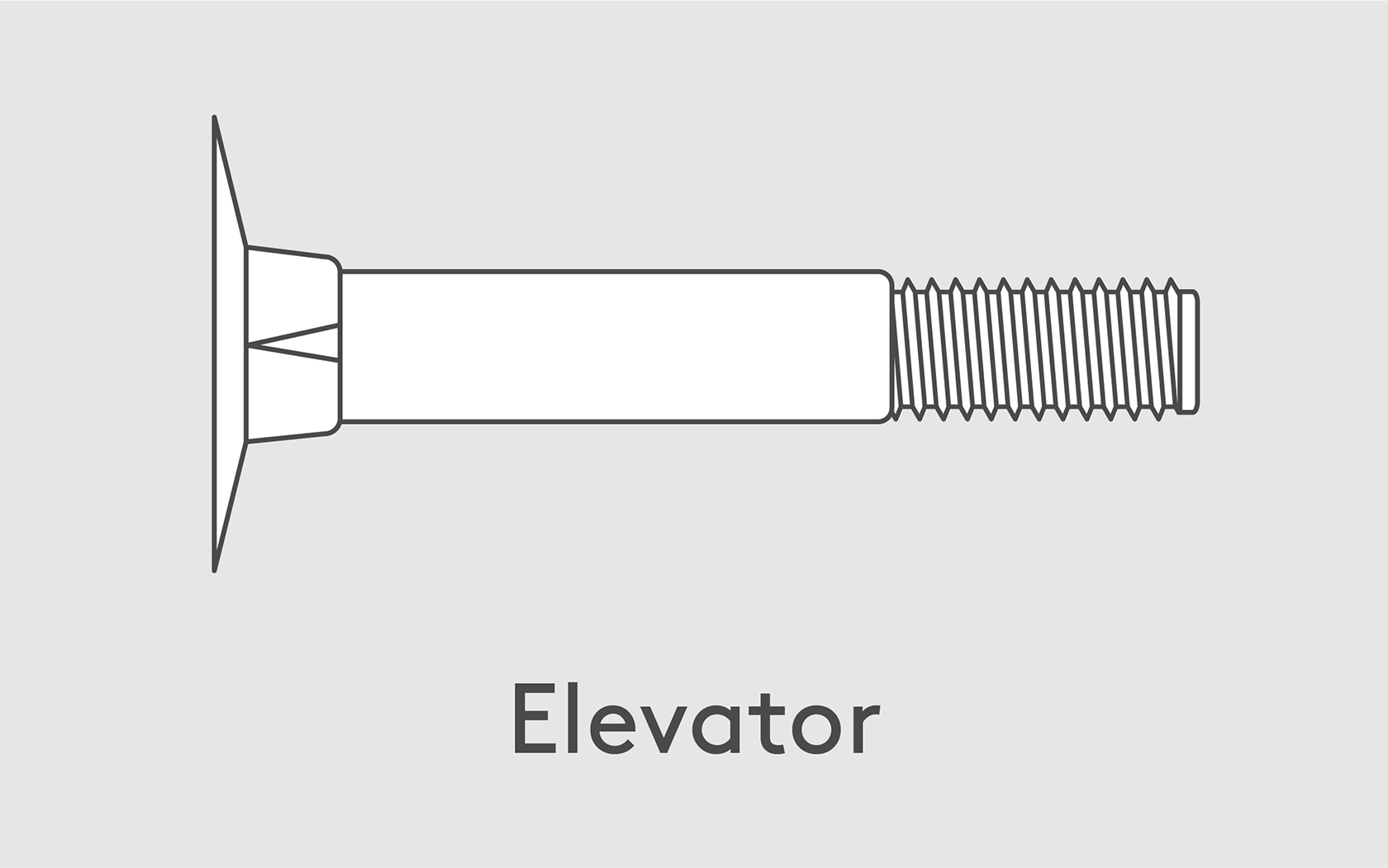 mono elevator screw