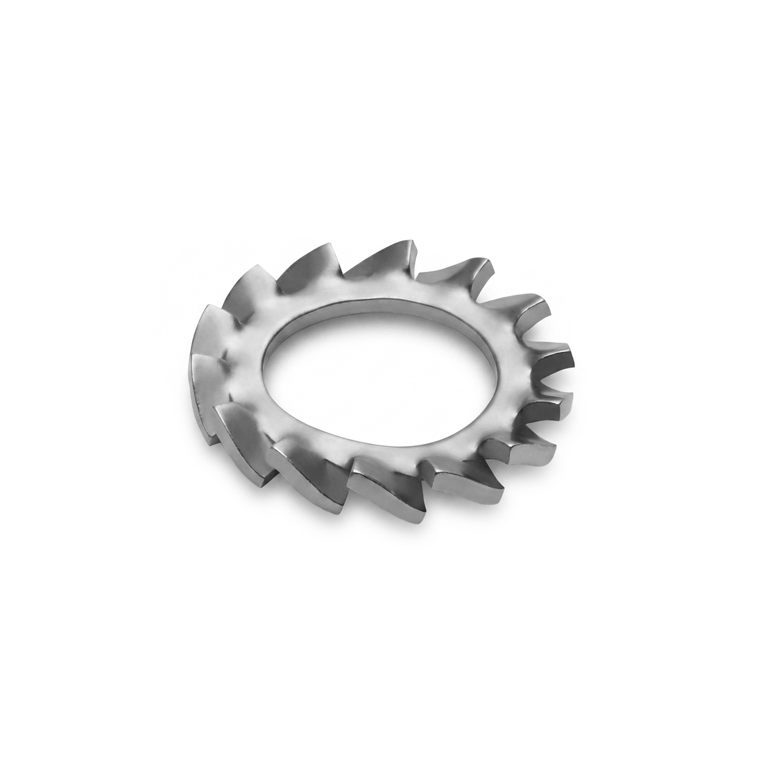 40 Rondelle Elastiche Con Denti Interni 4x12mm – Uxcell, Fermo Rapido Colore Nero - Foto 3