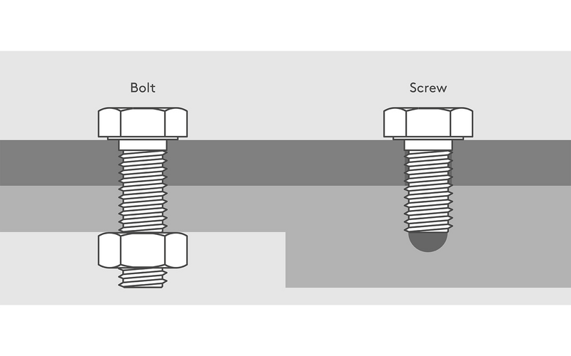 Bolt and Screw drawing