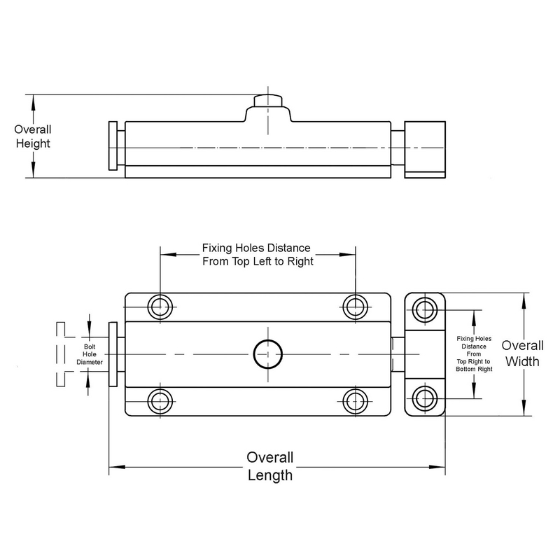 Buy Door Bolt Latch | Essentra Components