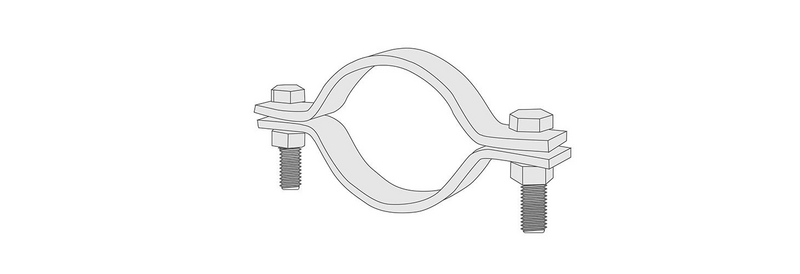 Standard pipe clamps