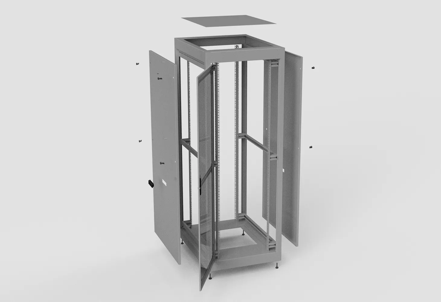 Cabinets Cable Management Dust Cover Brush for Cable Entry-Outdoor Cabinet  & Sever Rack - Spring system