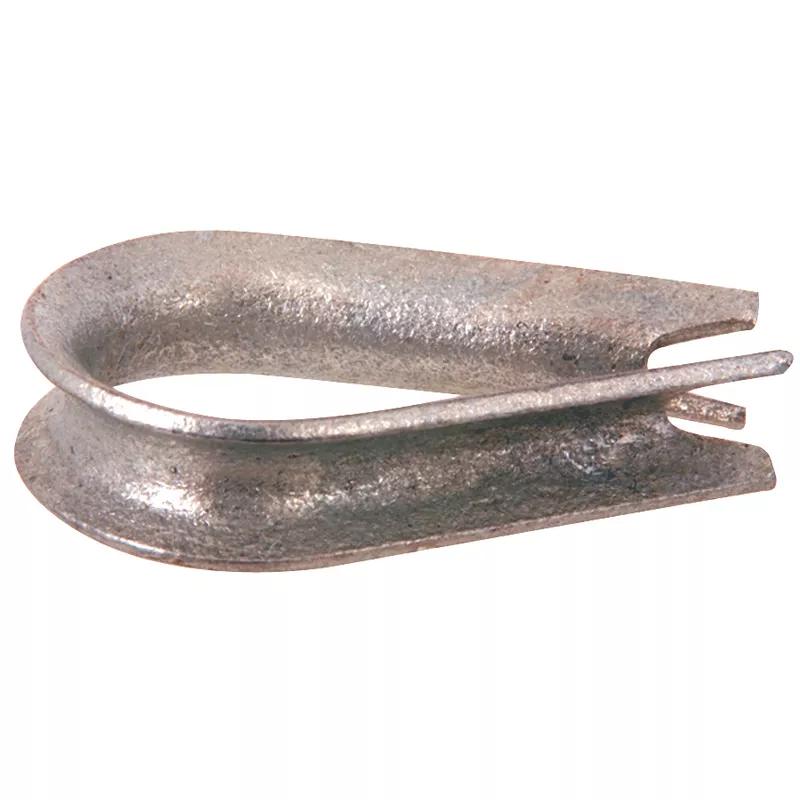 Zinc Plated Steel AN-100 Type Wire Rope Thimbles - DuraBrite Wire Rope  Thimbles