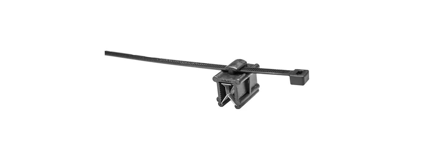 Edge mount cable tie holders