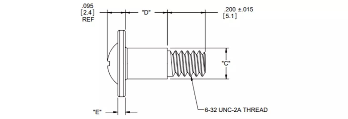 Vibration Grommet Screws