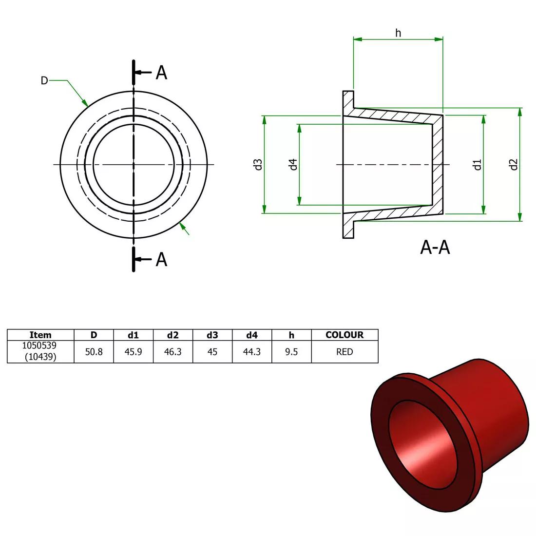 Buy Cape ou bouchon conique | 10439 | Essentra Components FR