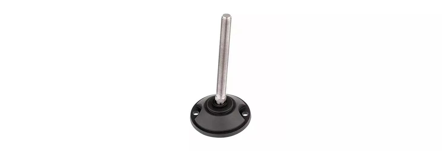 Stud-mount leveling feet