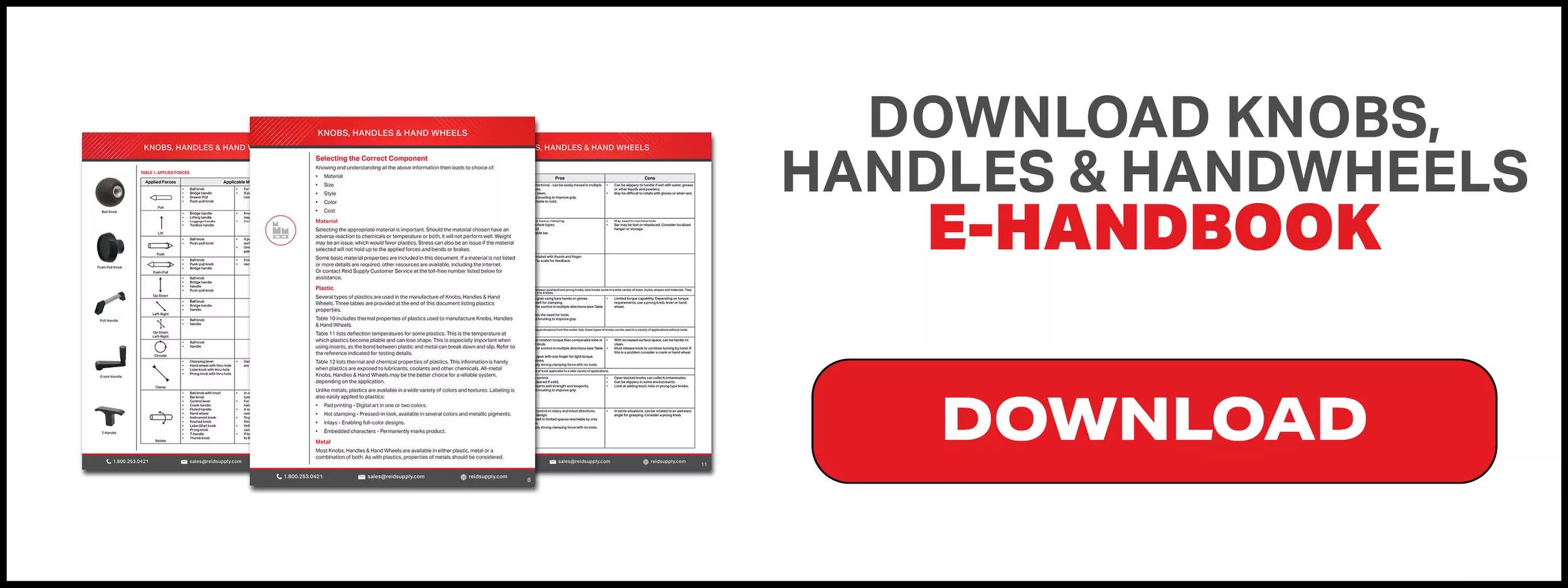 Download Knobs, Handles & Handwheels E-Handbook