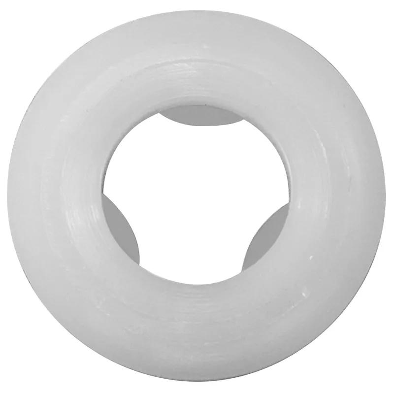 White nylon hooks 6mm (2 units)