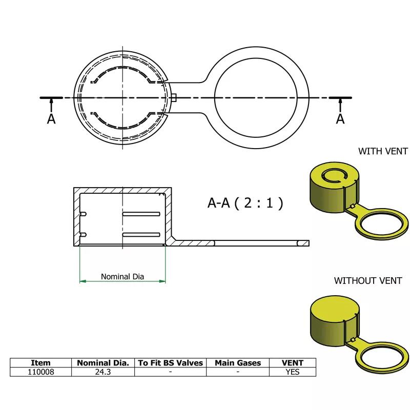 Gas Cylinder Valve Protectors - Essentra Components