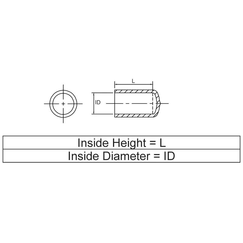 P110547_Connector_Adapter_Dust_Cap - Line Drawing