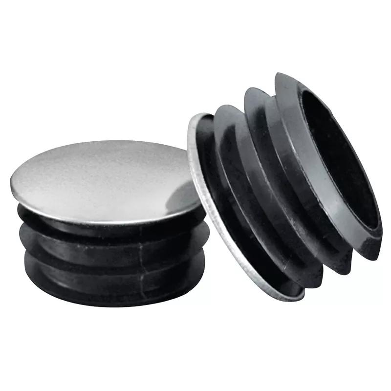 Round Inserts & Glides - Chrome Finish