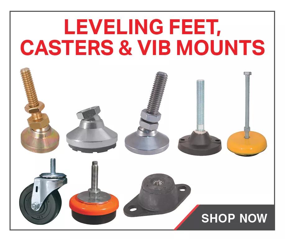 Leveling Feet, Casters, Vib Mounts