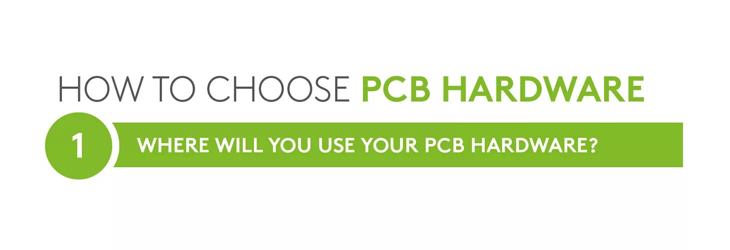 How to choose PCB Hardware - Infographic