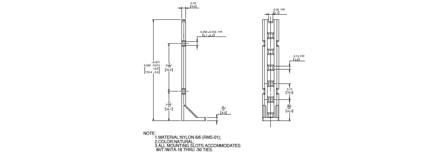 Harness cable tie mounts