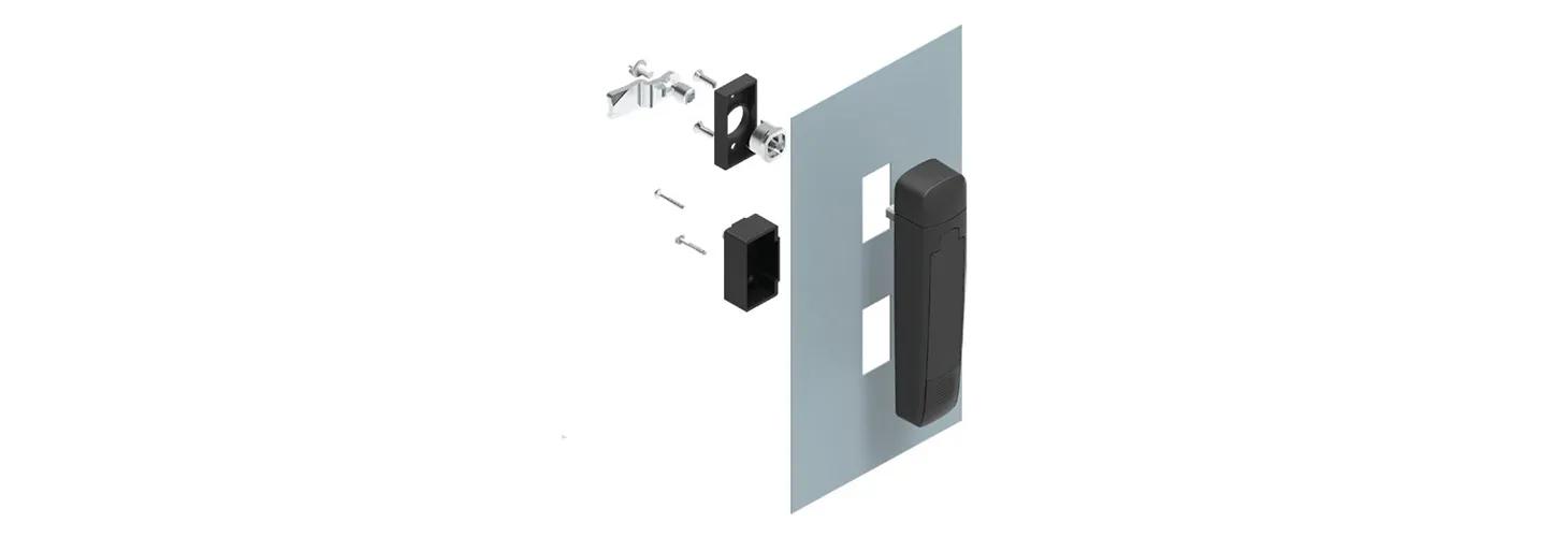 How to install a linear handle lock