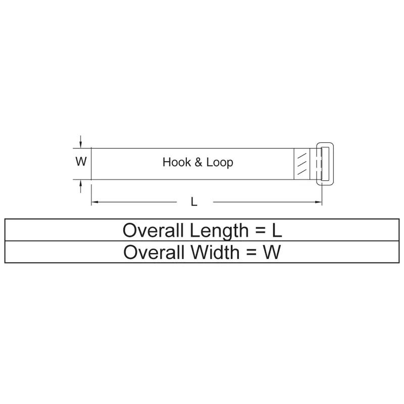 P110350_Hook_and_Loop-Cinch_Straps_Any_Length - Line Drawing