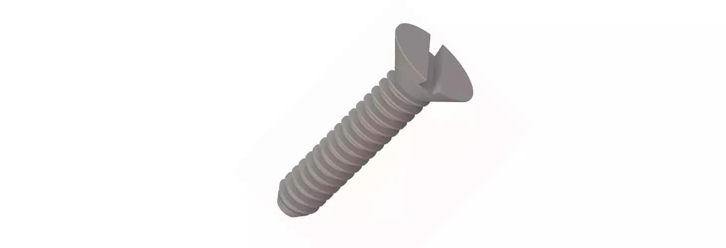 Slotted screw drive