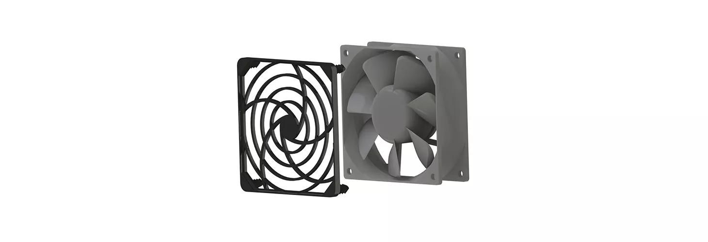 Fan Guards, Plastic, Snap-in