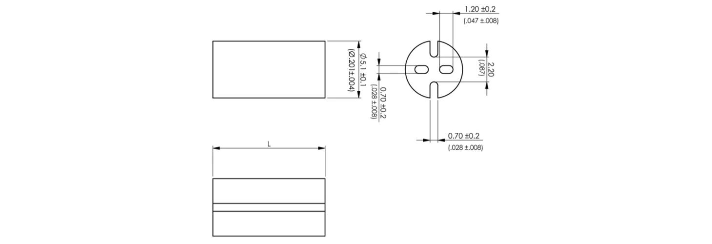 LED Spacers - Round, Metric Spacers