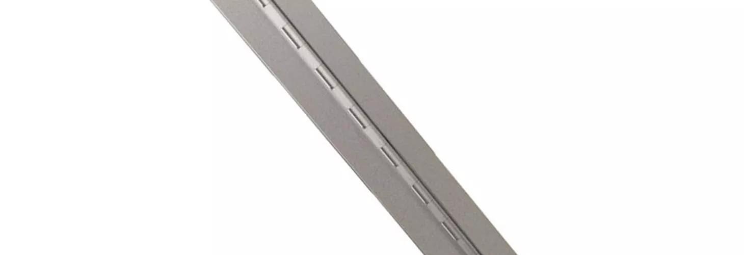 Aluminium piano hinge