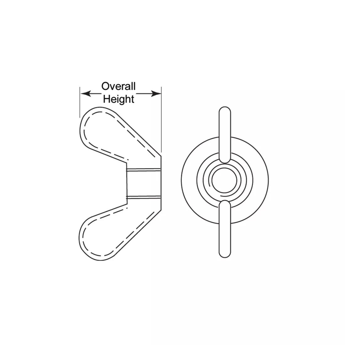 Wing-Nuts - Line Drawing