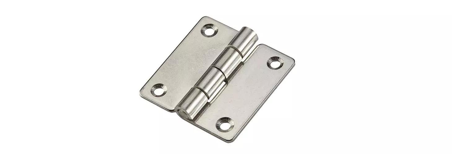 Countersunk mount leaf hinge