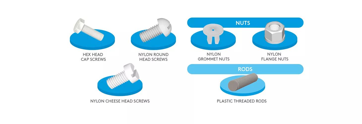 Identification Charts for Different Types of FASTENER's - Head