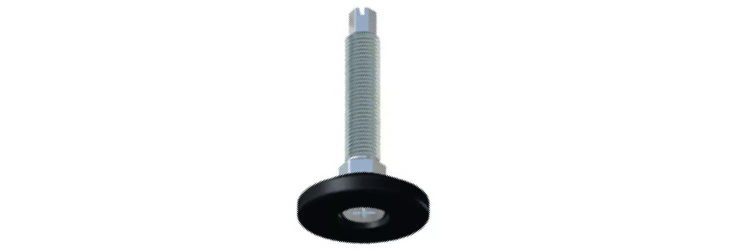 stud mount levelling foot rigid base