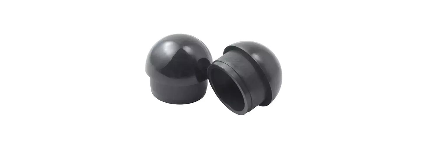 Round Domed Tube Insert Glides