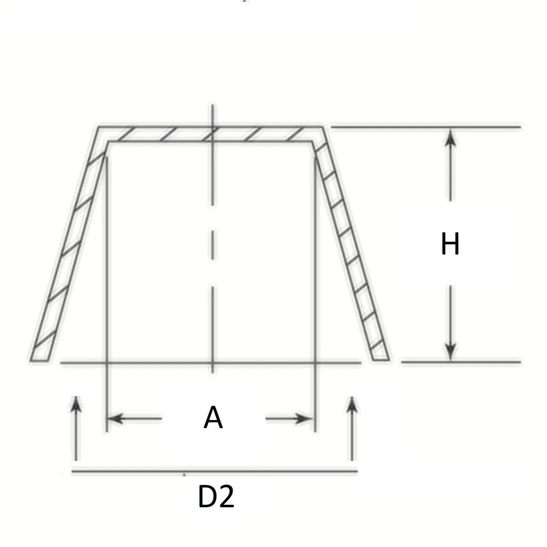 Tapered Paper Caps - Line Drawing