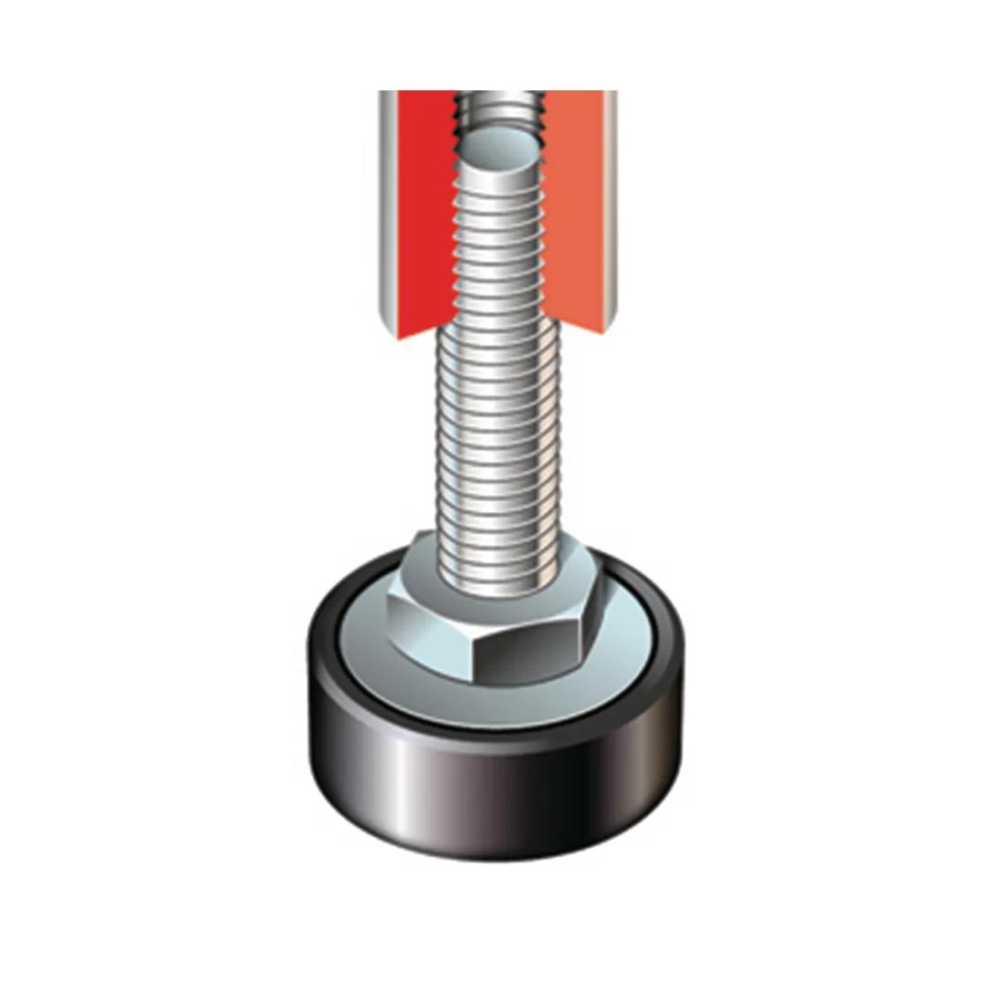 Heavy Duty Rubber Feet Bolt On & Screw On Rubber Feet Essentra