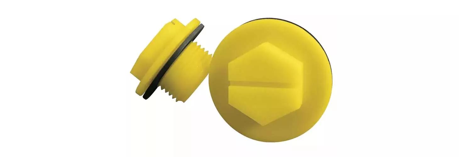 Threaded protection plug