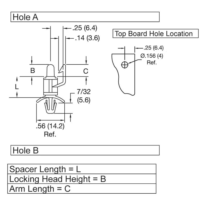 P160190_Edge_Locking_Support-Snap_In_Locating_Nose - Line Drawing