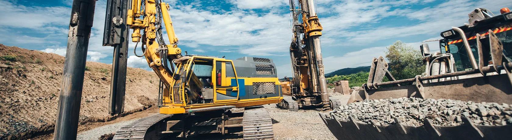 a digger at work 