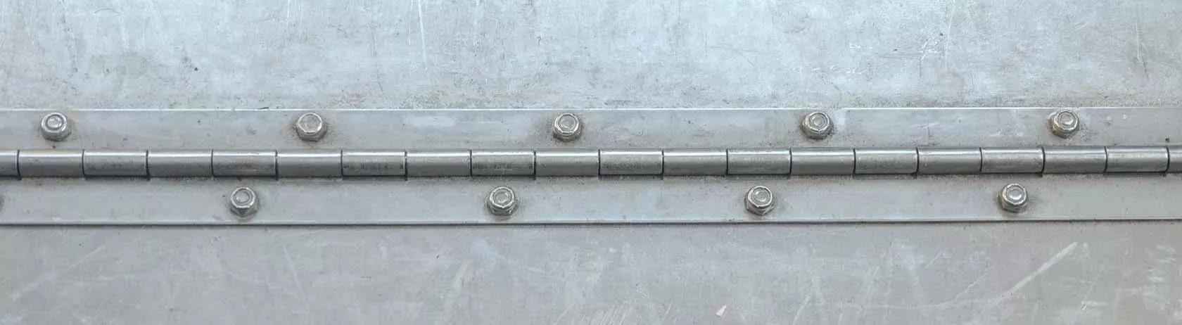 Piano hinge industrial use
