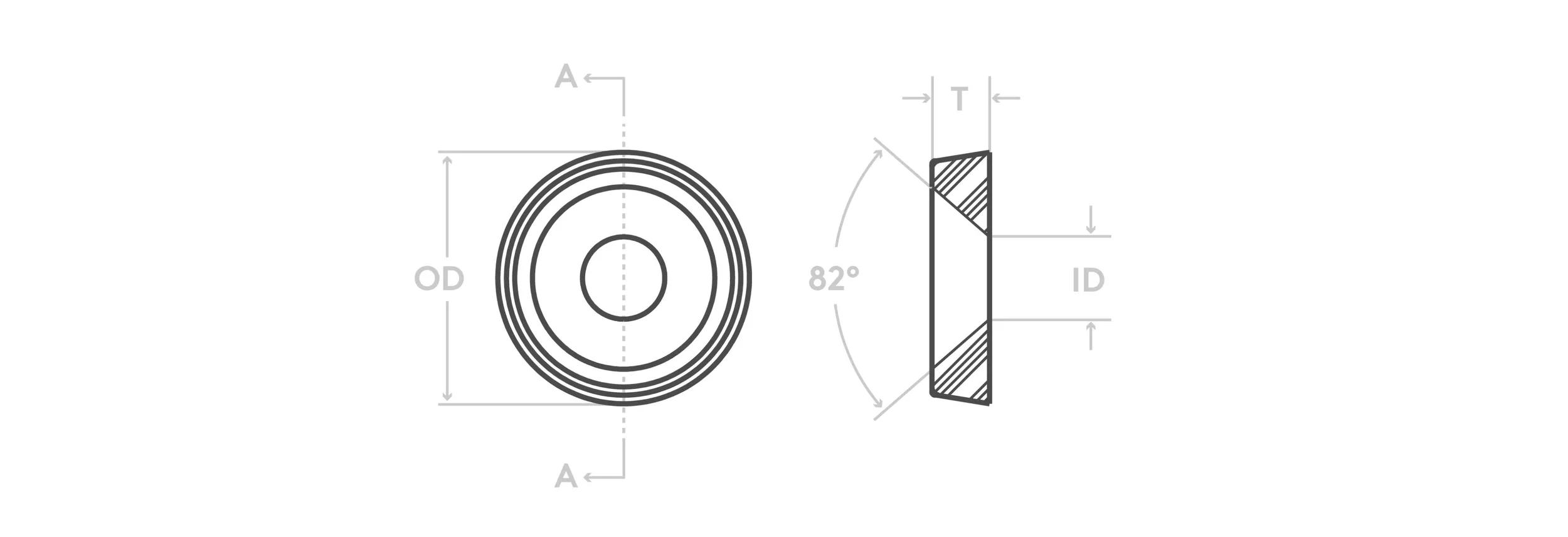 Countersunk screw