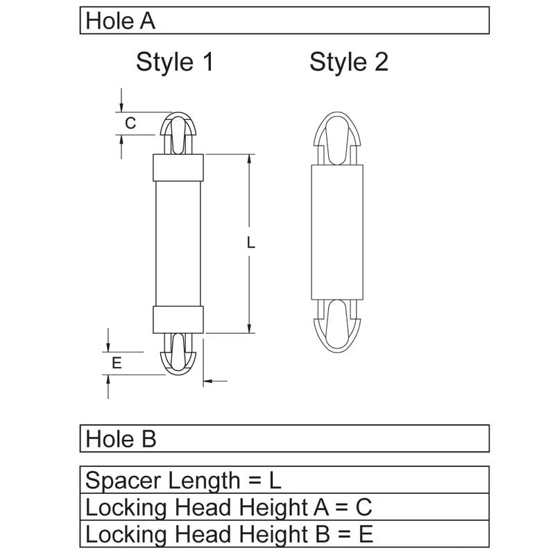 P160344_Standard_Snap_Lock_Supports-Teardrop_Snap-Lock_Teardrop_Snap-Lock - Line Drawing