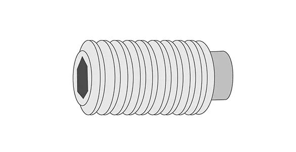 Nylon point set screw