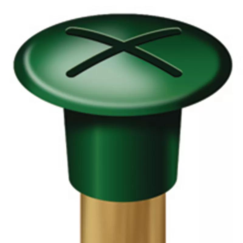 Garden Cane Caps - Green