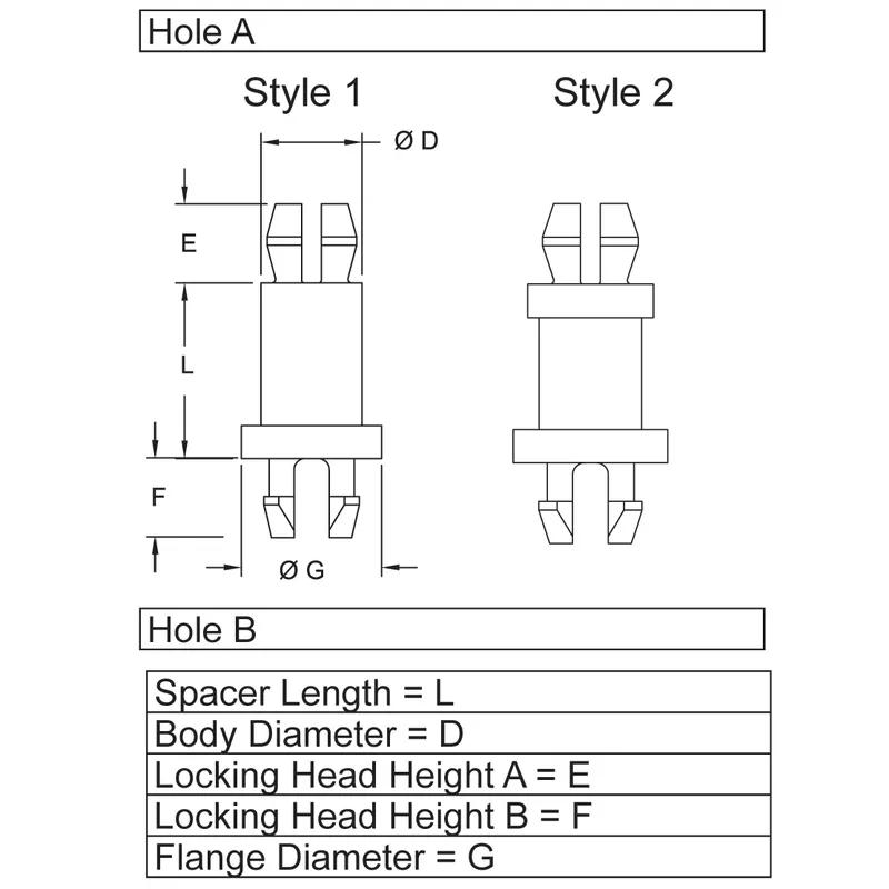 P160325_Standard_Snap_Lock_Supports-Two_Prong_Snap-Lock_Large_Base_Two_Prong_Snap-Fit_LD2