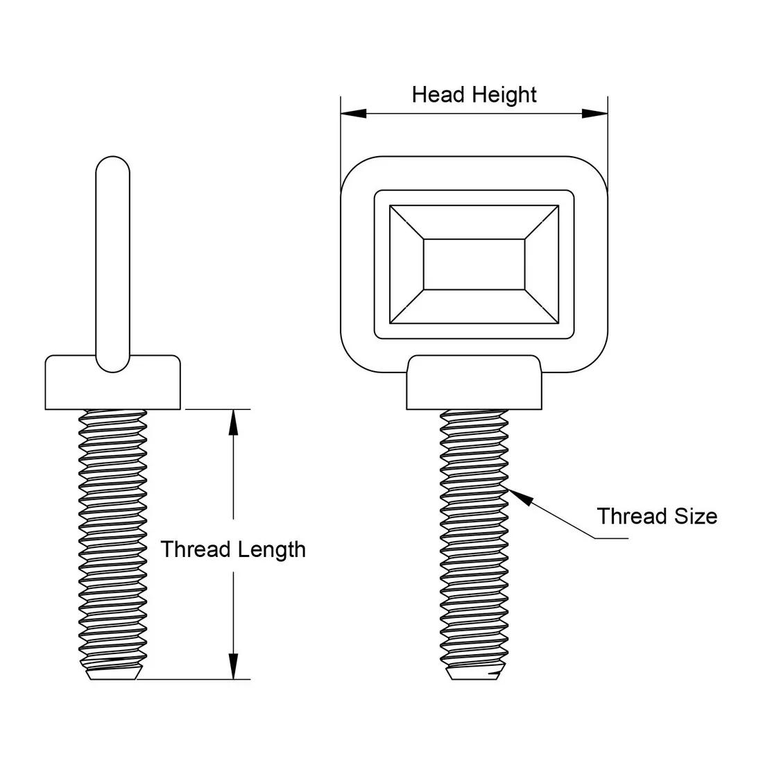 Thumb Screws Wing Screws Plastic Thumb Screws Thumb Bolts 1/4-20  Nylon Thumb Screws Essentra Components US
