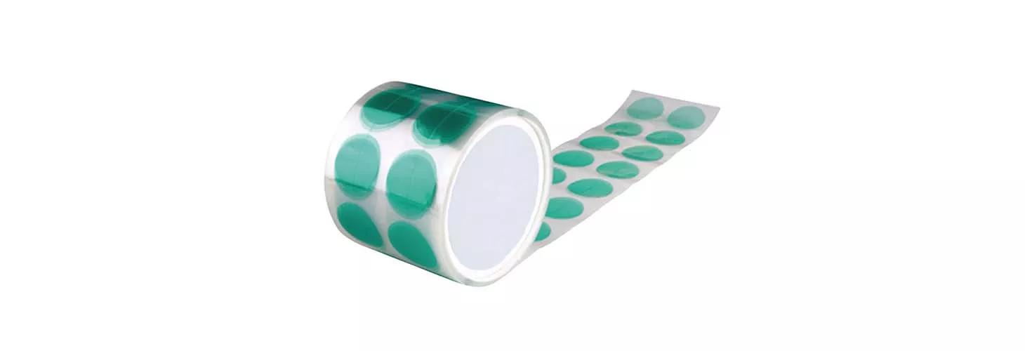 1/2 Round High Temp Polyester Masking Heat Tape Discs/Dots for