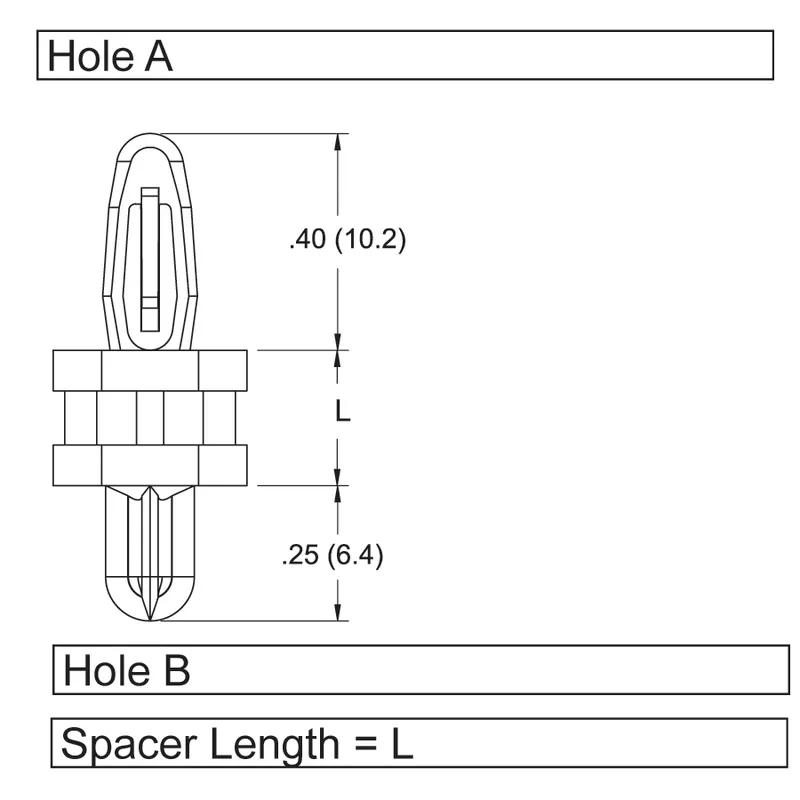 P160239_Screw_and_Lock_Support-Locking_Bayonet_Nose_Self-Threading_Male - Line Drawing