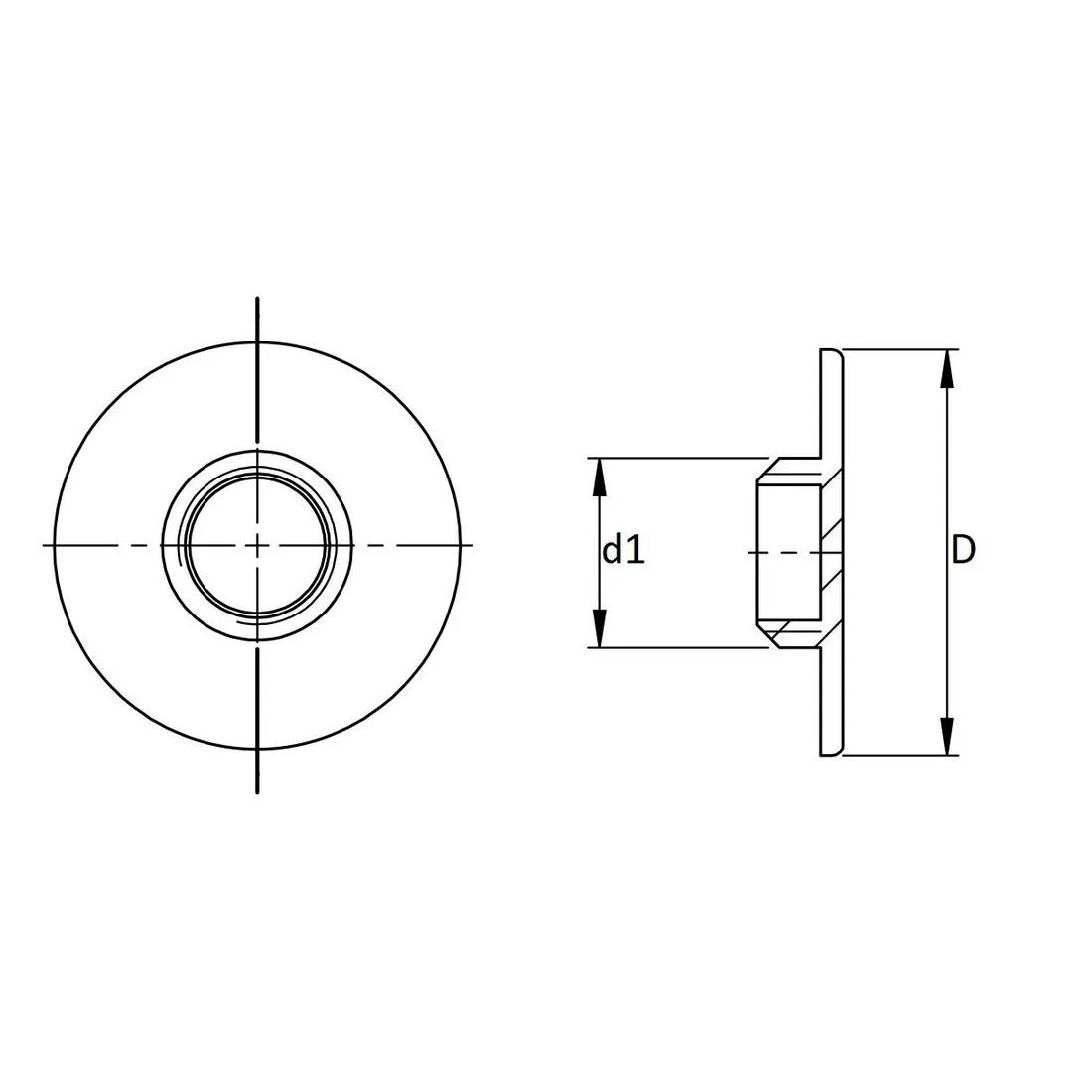 Allen Screw Caps - Line Drawing