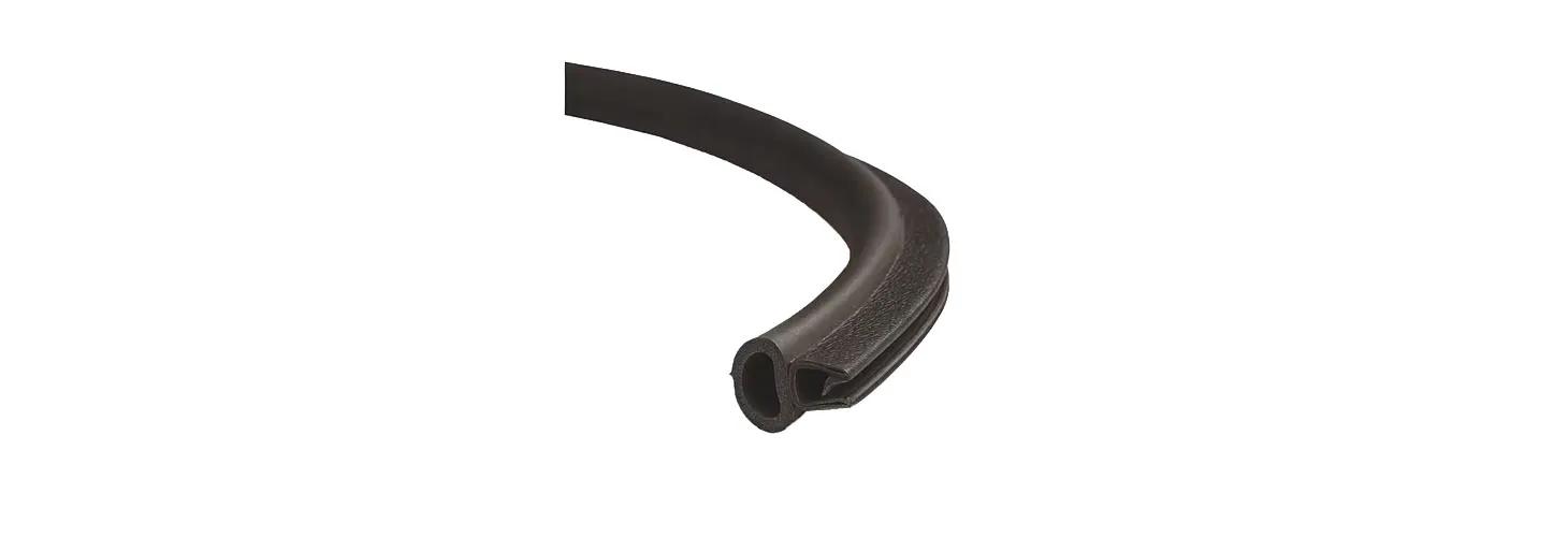 Weather strip edge trim & tape  